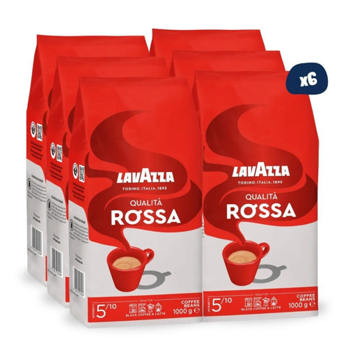 Qualita Rossa Çekirdek Kahve 1 kg x 6 Adet