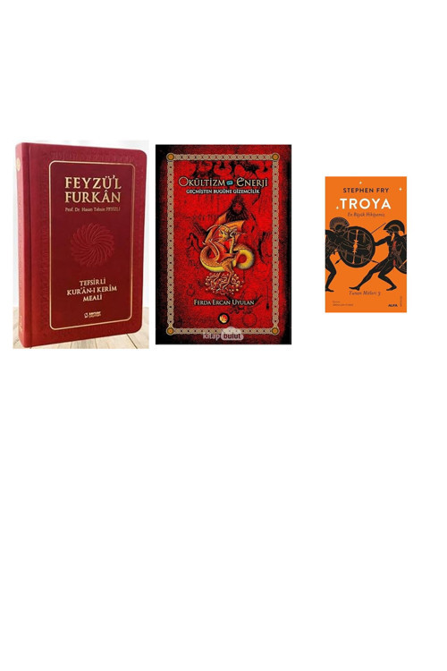 Feyzü'L Furkan Tefsirli Kur'An-I Kerim Meali (Orta Boy - Tef... +2 Din Kitabı