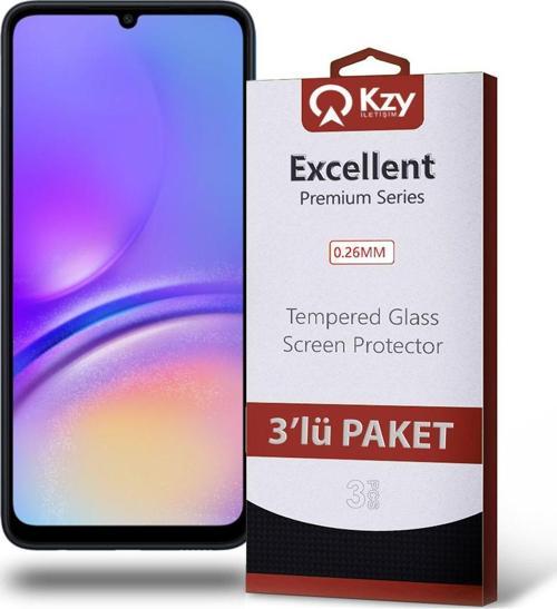 Samsung Galaxy A05 ile Uyumlu Temperli Ekran Koruyucu Kırılmaz Cam Ekonomik 3'lü Paket