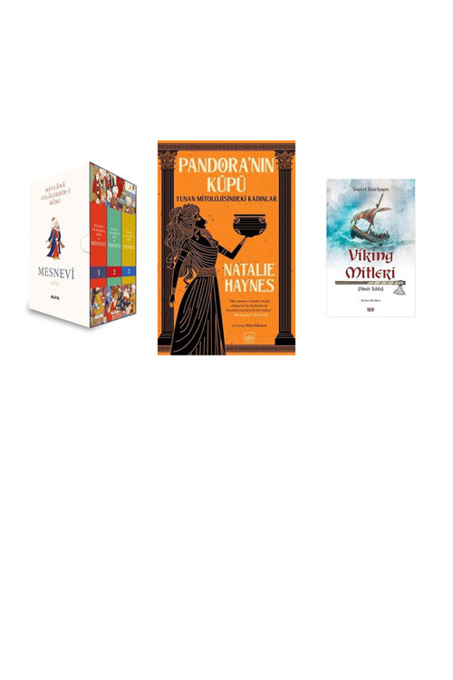Mesnevi 1-2-3 (Kutulu Set)... +2 Din Kitabı