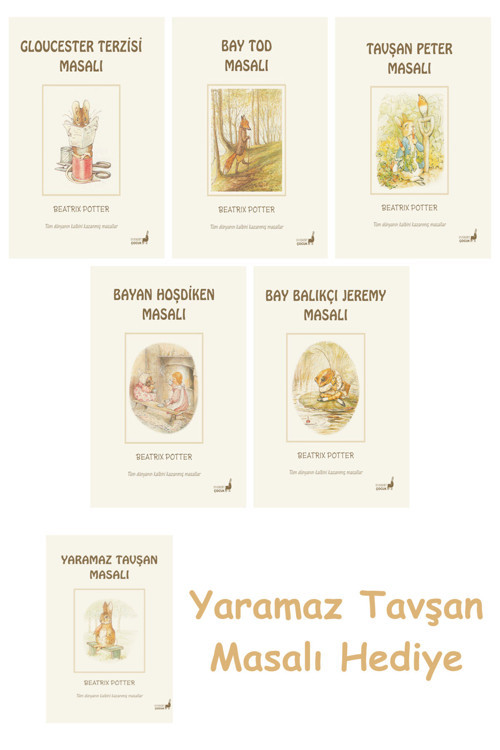 Beatrix Potter 6 - Hoşdiken Masalı + Beatrix Potter 8 - Bay Balıkçı Jeremy Masalı