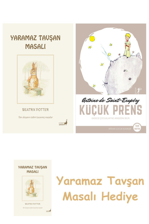Beatrix Potter 9 - Yaramaz Tavşan Masalı + Küçük Prens + Yaramaz Tavşan Masalı