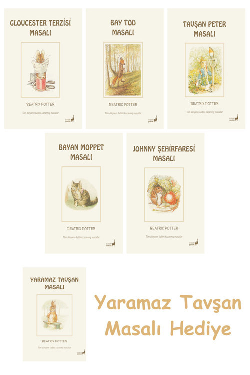 Beatrix Potter 10 - Moppet Masalı + Beatrix Potter 21 - Johnny Şehirfaresi Masalı