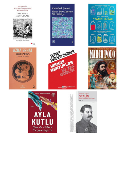 Arkadaş Mektupları: Erdal Öz - Adnan Özyalçıner - Kemal Özer... +7 Kitap
