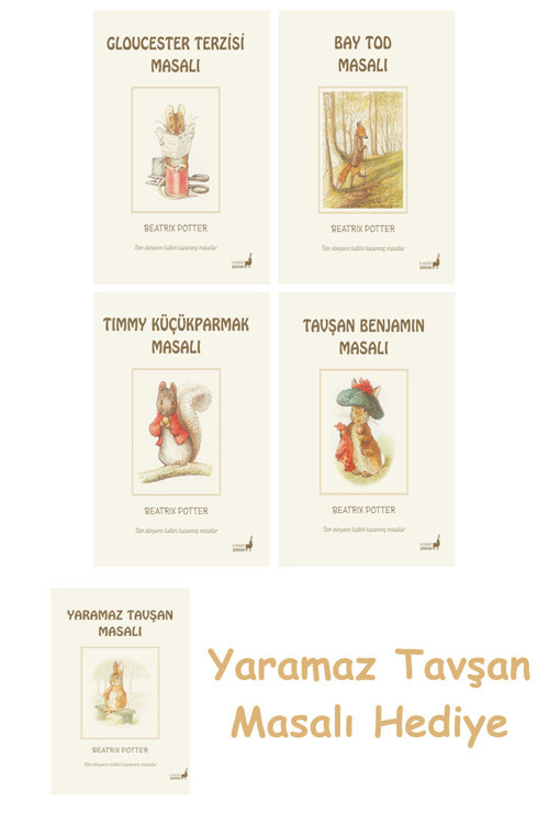 Beatrix Potter 17 - Timmy Küçükparmak Masalı + Beatrix Potter 4 - Tavşan Benjamin Masalı