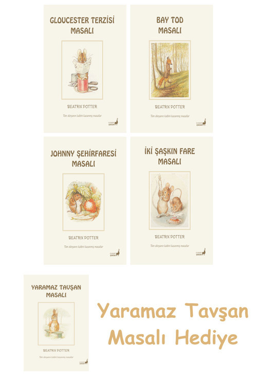 Beatrix Potter 21 - Johnny Şehirfaresi Masalı + Beatrix Potter 5 - İki Şaşkın Fare Masalı