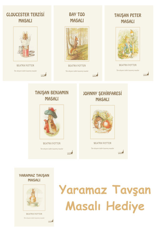 Beatrix Potter 4 - Tavşan Benjamin Masalı + Beatrix Potter 21 - Johnny Şehirfaresi Masalı