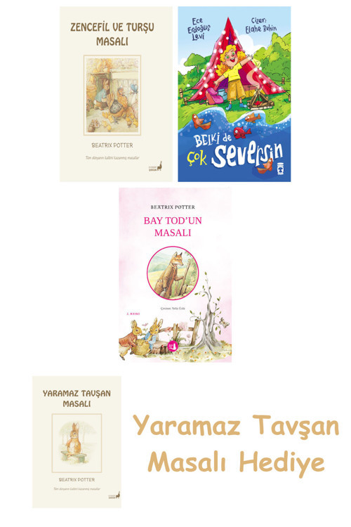 Beatrix Potter 15 - Zencefil Ve Turşu Masalı + Belki De Çok Seversin + Bay Tod’Un Masalı