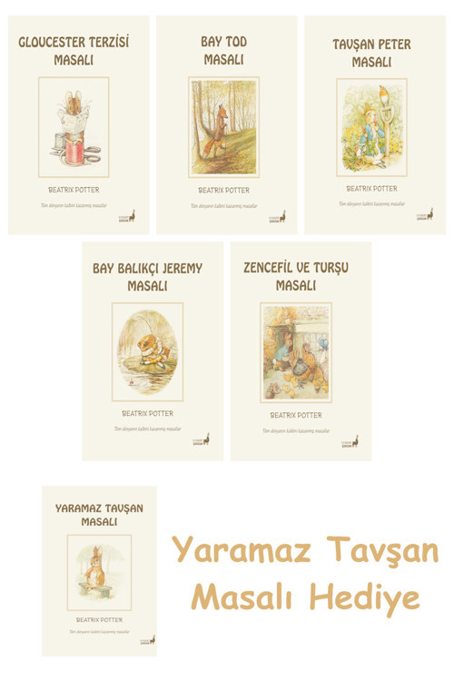 Beatrix Potter 8 - Bay Balıkçı Jeremy Masalı + Beatrix Potter 15 - Zencefil Ve Turşu Masalı
