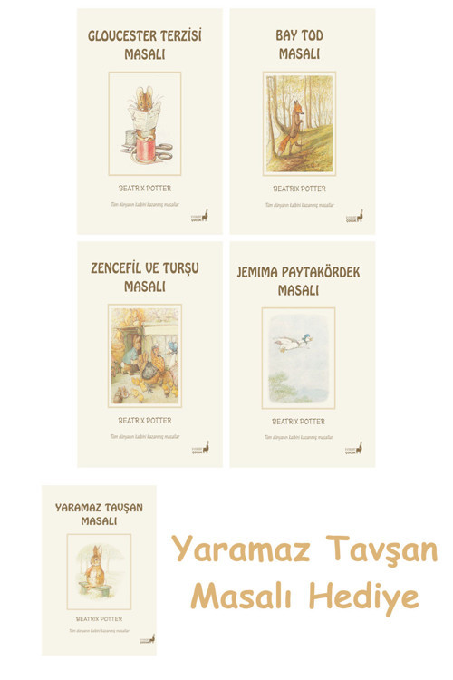 Beatrix Potter 15 - Zencefil Ve Turşu Masalı + Beatrix Potter 12 - Jemima Paytakördek Masalı