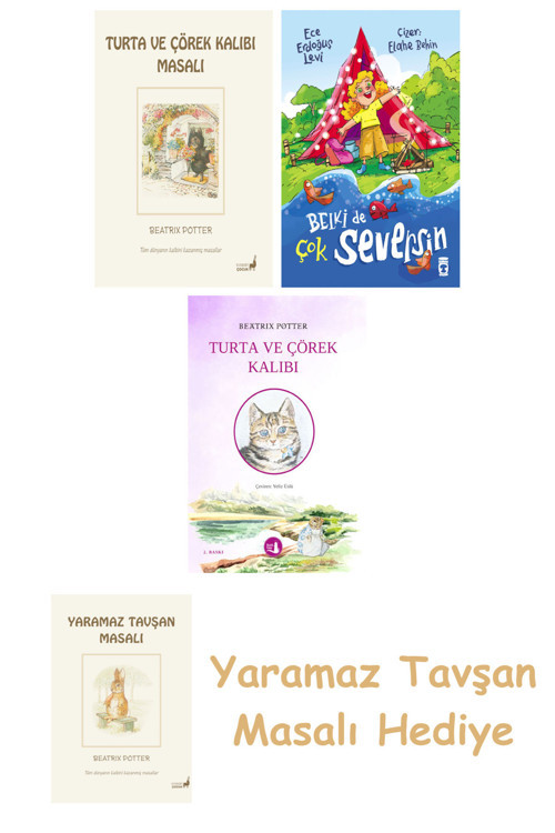 Beatrix Potter 7 - Turta Ve Çörek Kalıbı Masalı + Belki De Çok Seversin + Turta Ve Çörek Kalıbı