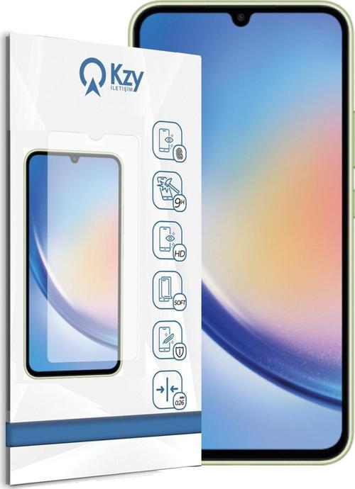 Samsung Galaxy A34 Temperli Ekran Koruyucu Kırılmaz Cam