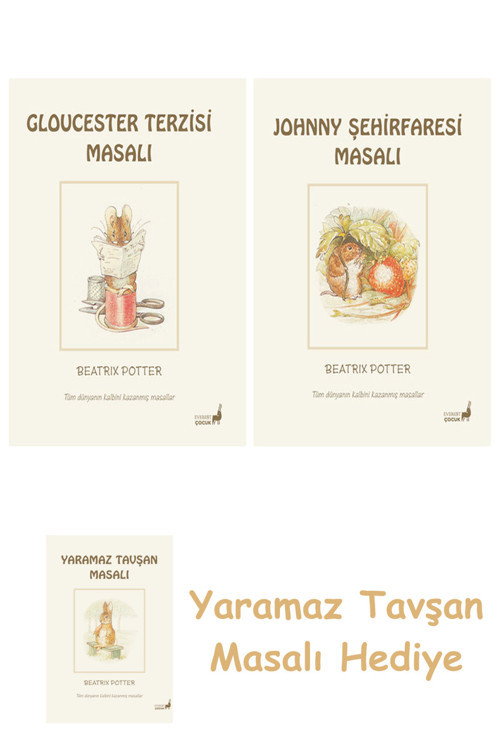 + Beatrix Potter 21 - Johnny Şehirfaresi Masalı + Yaramaz Tavşan Masalı