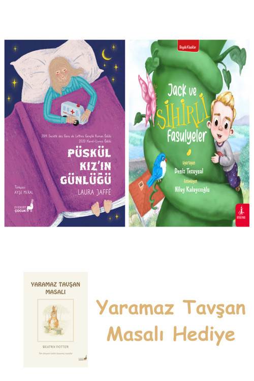 Püskül Kız’In Günlüğü + Jack Ve Sihirli Fasulyeler + Yaramaz Tavşan Masalı