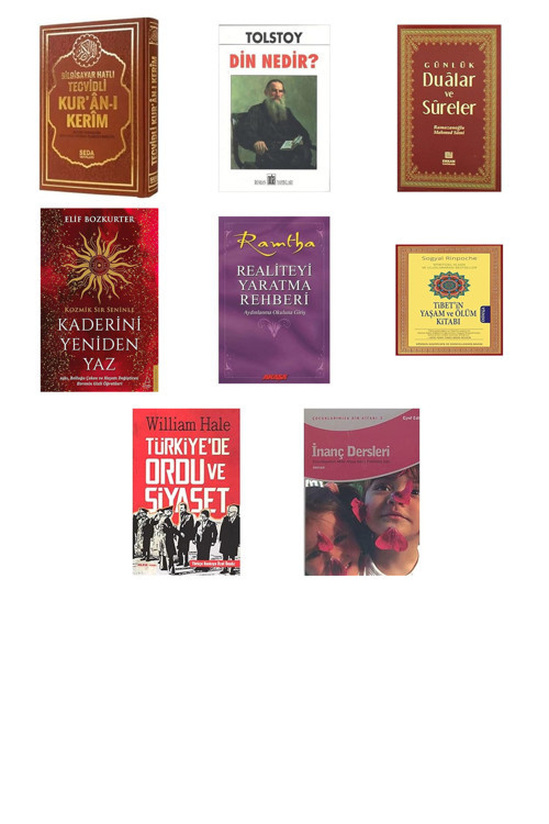 Bilgisayar Hatlı Tecvidli Kur’An-I Kerim (Orta Boy, Kod.175)... +7 Din Kitabı