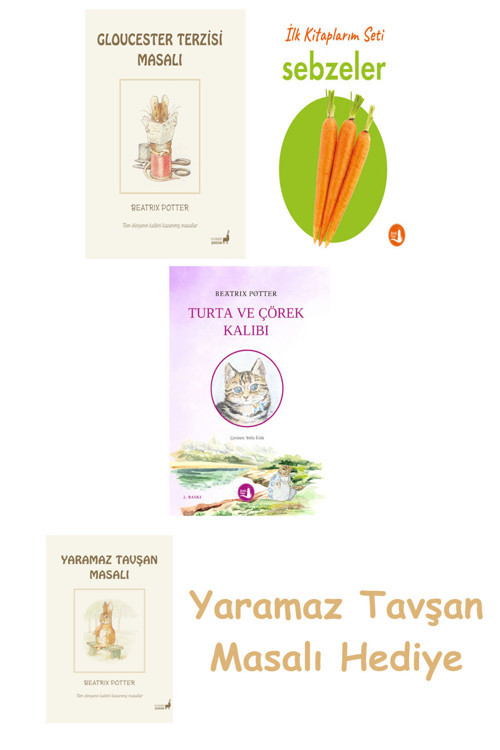 + İlk Kitaplarım - Sebzeler (Ciltli) + Turta Ve Çörek Kalıbı