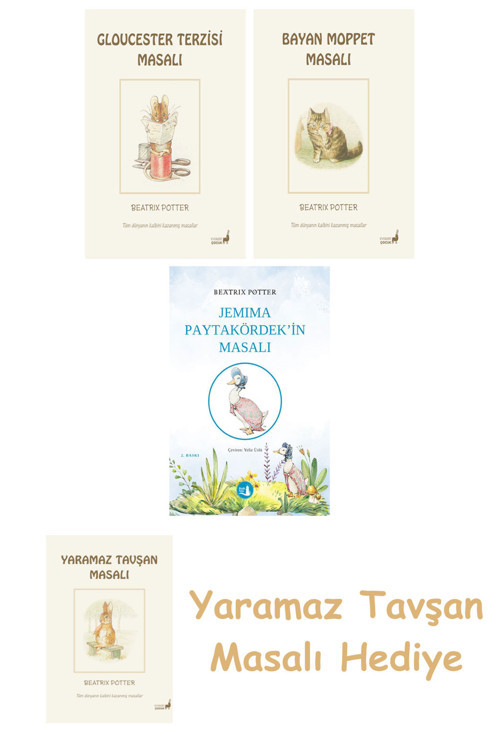 + Beatrix Potter 10 - Moppet Masalı + Jemima Paytakördek'İn Masalı