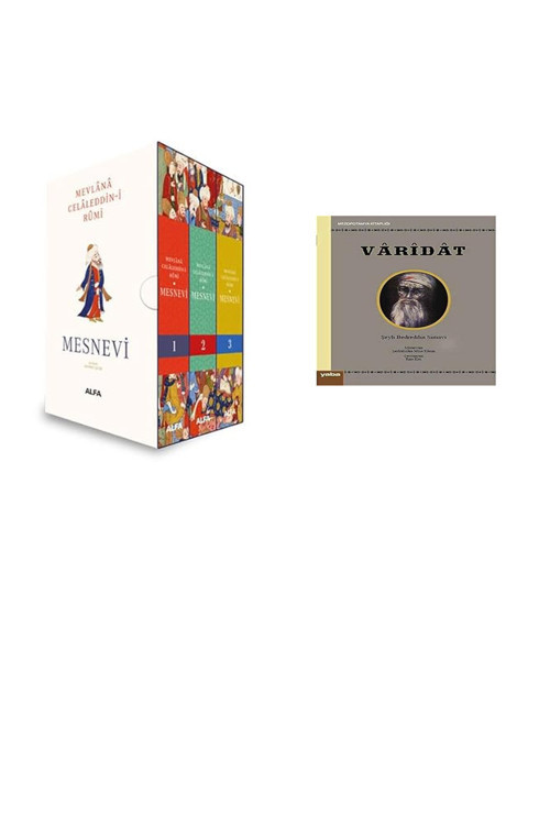 Mesnevi 1-2-3 (Kutulu Set)... +1 Din Kitabı