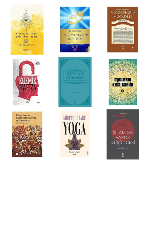 Astral, Psişik Ve Spiritüal İnsan... +8 Din Kitabı