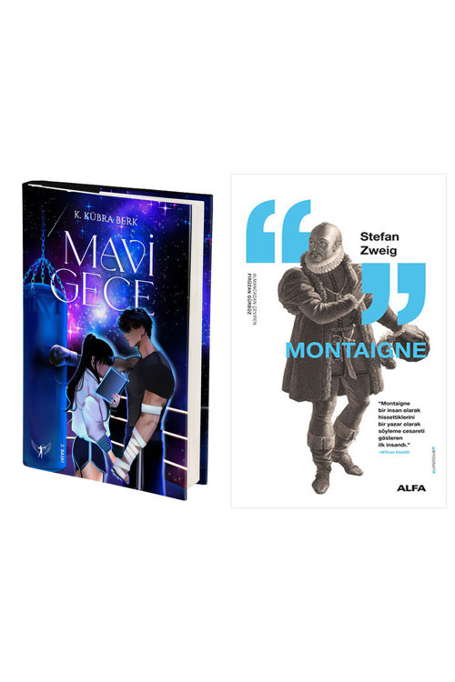 Mavi Gece (Ciltli) + Montaigne