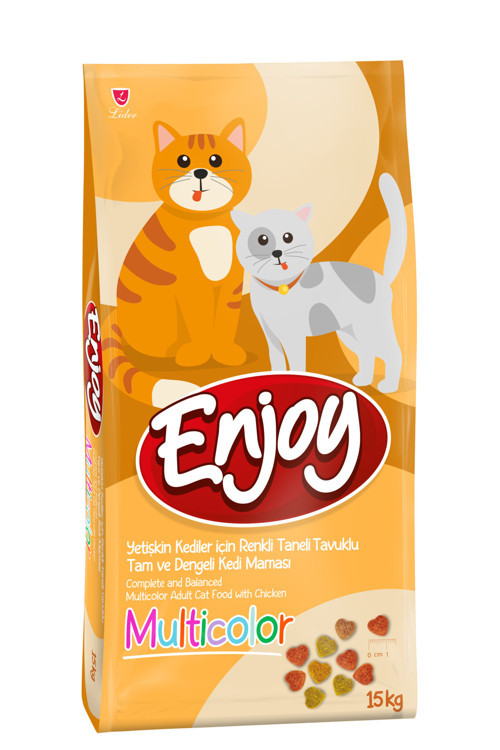 Multicolor Renkli Gurme Kedi Maması 15 Kg