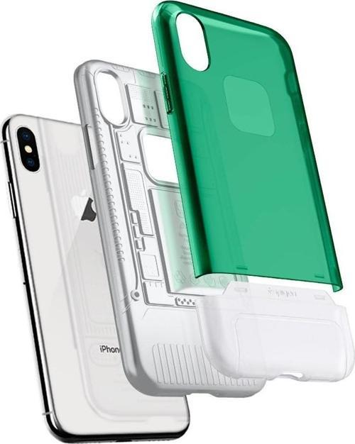 iPhone XS / iPhone X ile Uyumlu Kılıf Classic One Aluminum Sage (iPhone 10.Yıla Özel Tasarım Kılıfı)