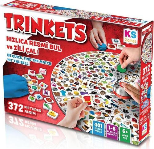 Trinkets Zilli Görsel Dikkat Refleks Kutu Oyunu Eğlenceli Dikkat ve Gözlem Masa Oyunu