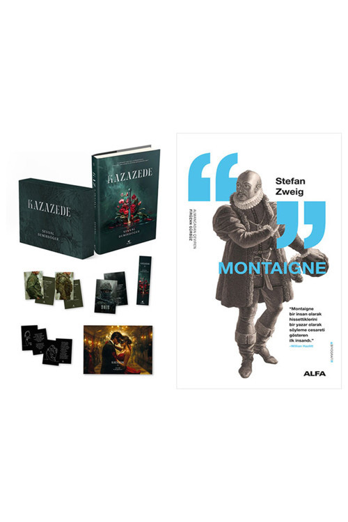 Kazazede - 2 (Ciltli Kutulu Set) + Montaigne