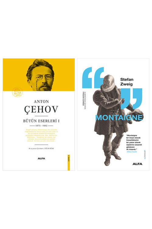 Anton Çehov Bütün Eserleri 1 (Ciltli) + Montaigne