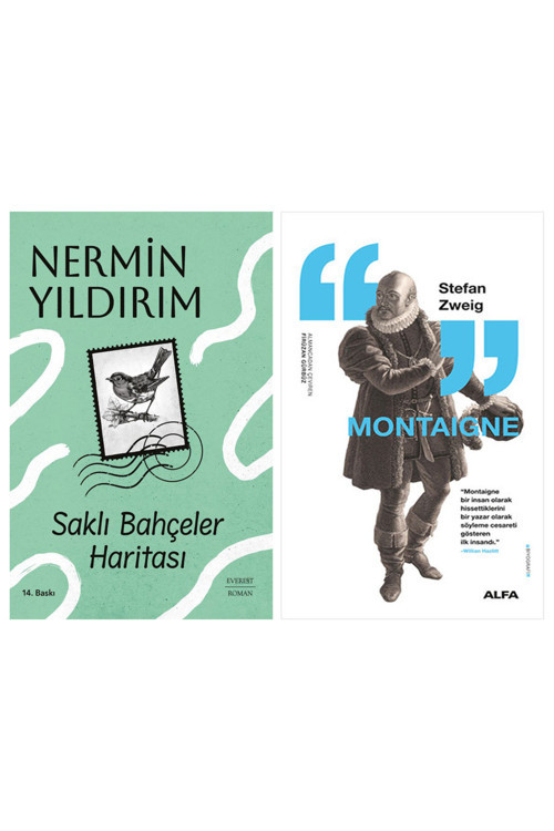 Saklı Bahçeler Haritası (Ciltli) + Montaigne