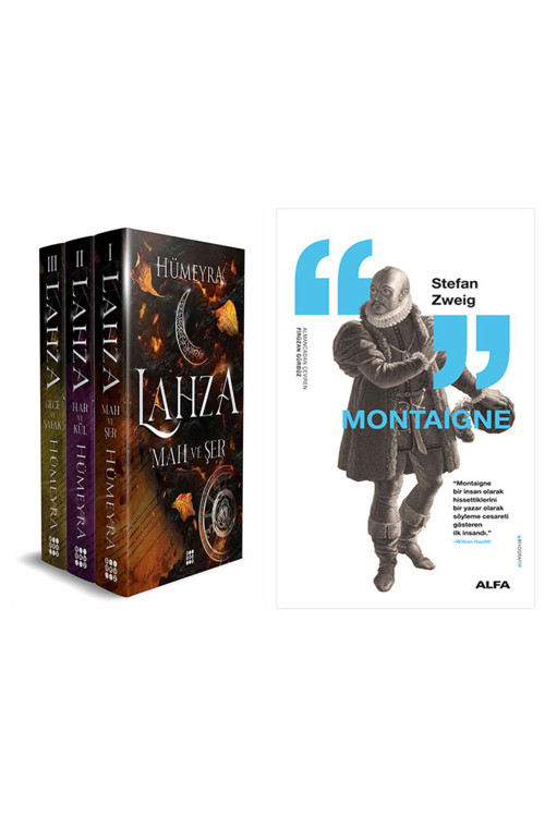 Lahza Serisi - 3 Kitap Takım (Ciltli) + Montaigne