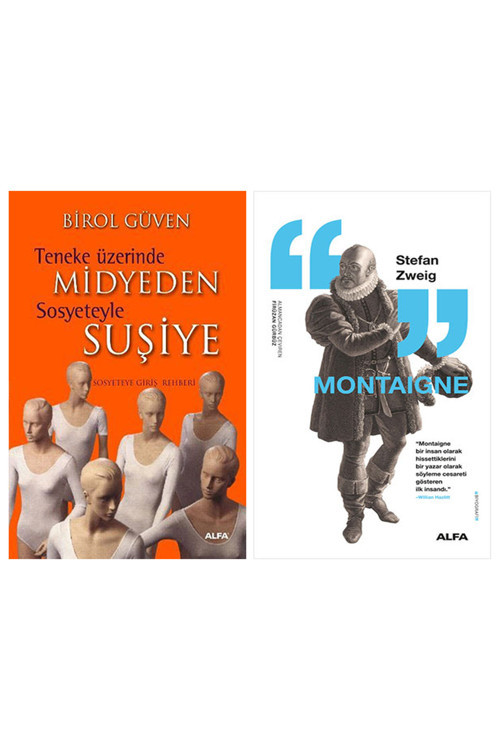 Teneke Üzerinde Midyeden Sosyeteyle Suşiye + Montaigne