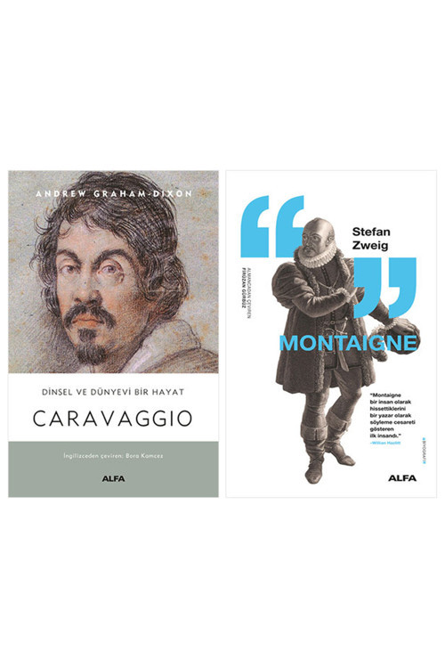 Caravaggio - Dinsel Ve Dünyevi Bir Hayat (Ciltli) + Montaigne