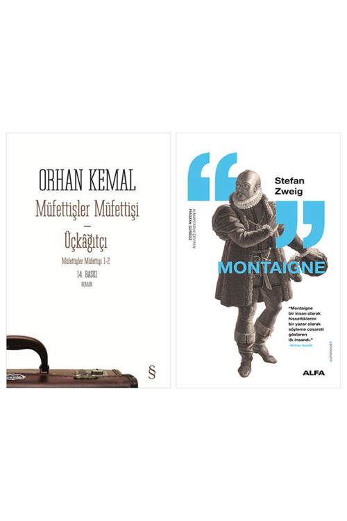 Müfettişler Müfettişi - Üçkâğıtçı (2 Kitap Bir Arada) + Montaigne