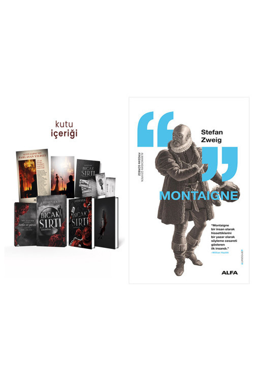 Bıçak Sırtı 1 - Hükümdar (Ciltli - Hediyeli Kutu) + Montaigne