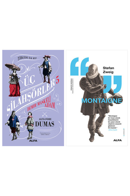 Üç Silahşörler 5 - Demir Maskeli Adam (Ciltli) + Montaigne