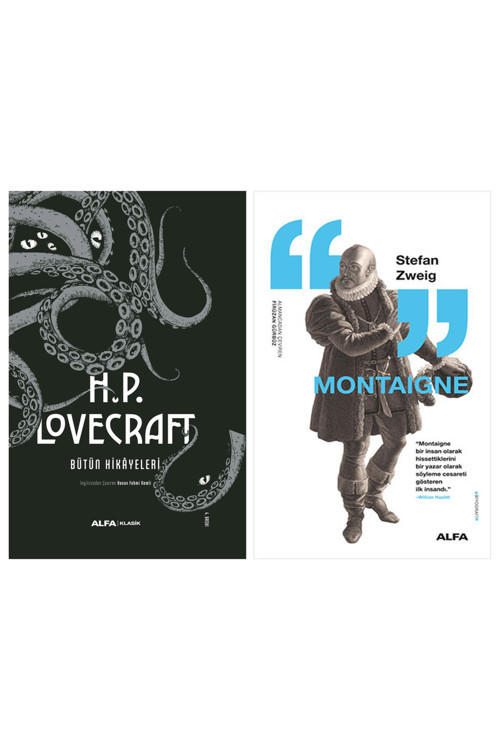 H.P. Lovecraft - Bütün Hikayeleri (Ciltli) + Montaigne