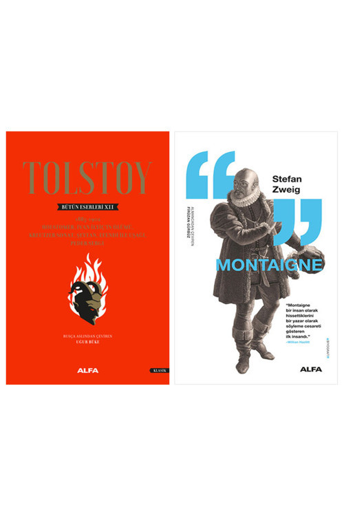 Tolstoy Bütün Eserleri 12 (Ciltli) + Montaigne