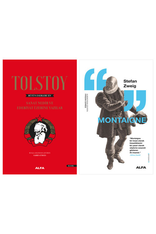 Tolstoy Bütün Eserleri 15 (Ciltli) + Montaigne