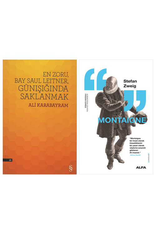 En Zoru, Bay Saul Leitner, Günışığında Saklanmak + Montaigne