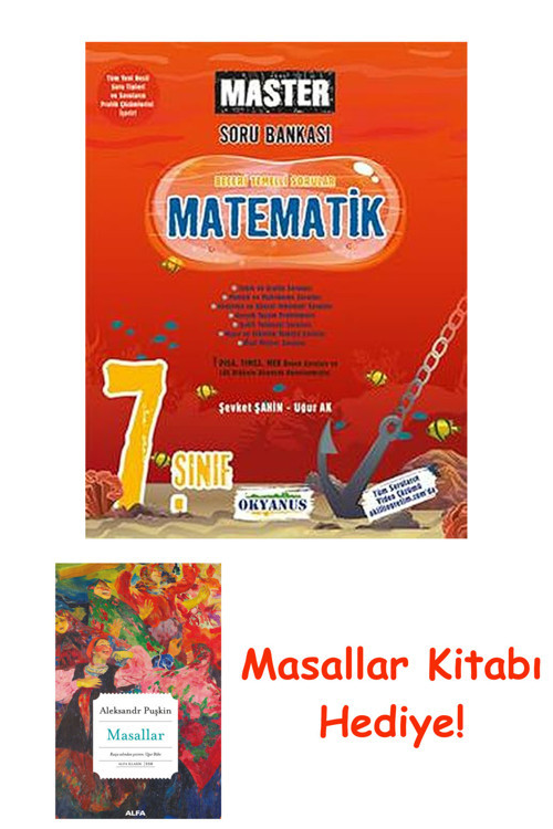 7. Sınıf Master Matematik Soru Bankası + Masallar Kitabı