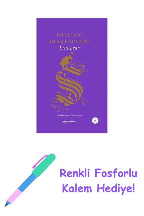 Kral Lear (Ciltli) + Renkli Fosforlu Kalem