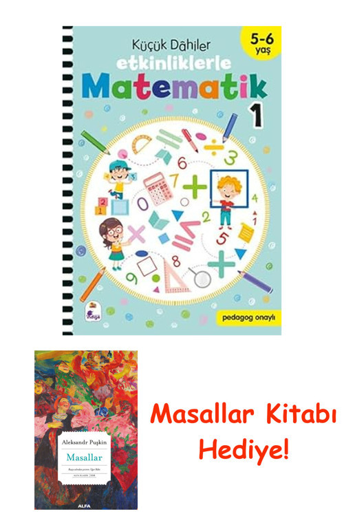 Küçük Dahiler – Etkinliklerle Matematik 1. Kitap (5-6 Yaş ) + Masallar Kitabı