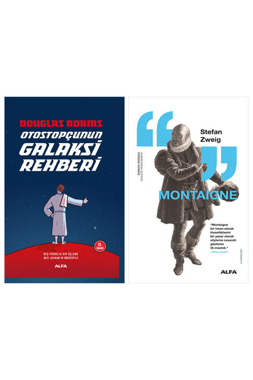 Otostopçunun Galaksi Rehberi - 5 Kitap (Ciltli) + Montaigne