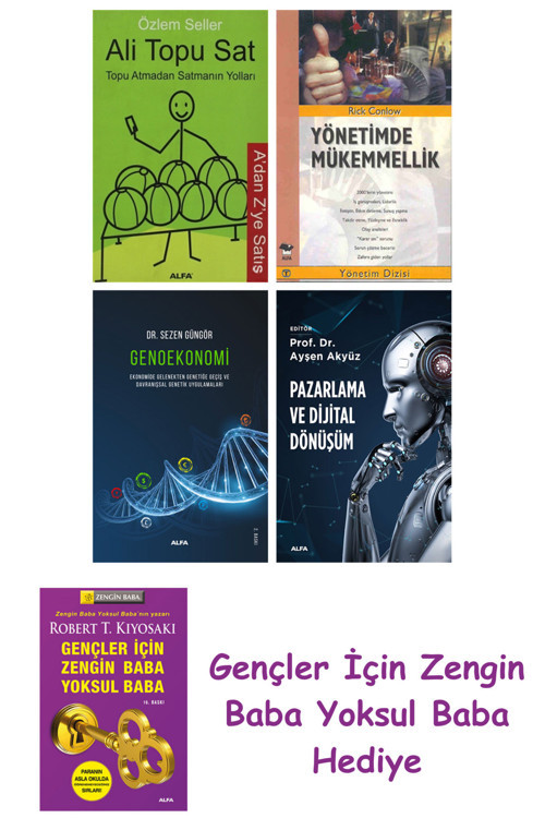 Ali Topu Sat + Yönetimde Mükemmellik + Genoekonomi + Pazarlama Ve Dijital Dönüşüm