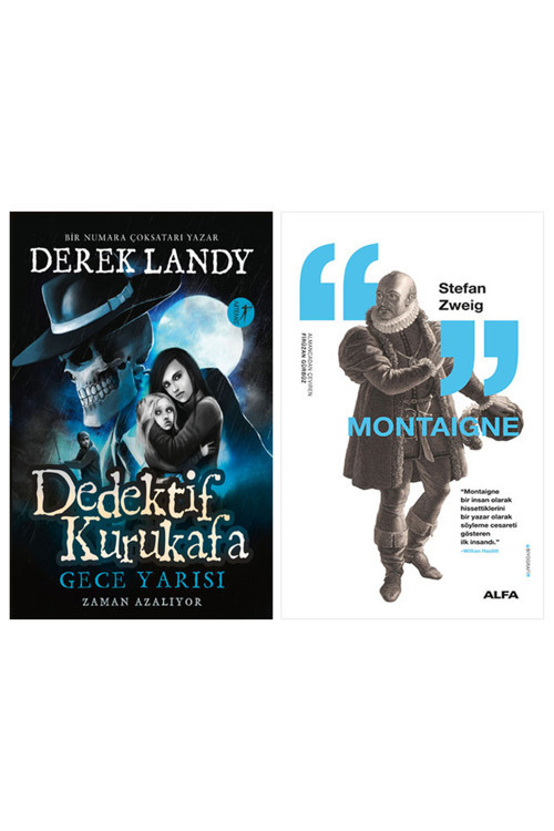 Dedektif Kurukafa - Gece Yarısı Zaman Azalıyor (Ciltli) + Montaigne