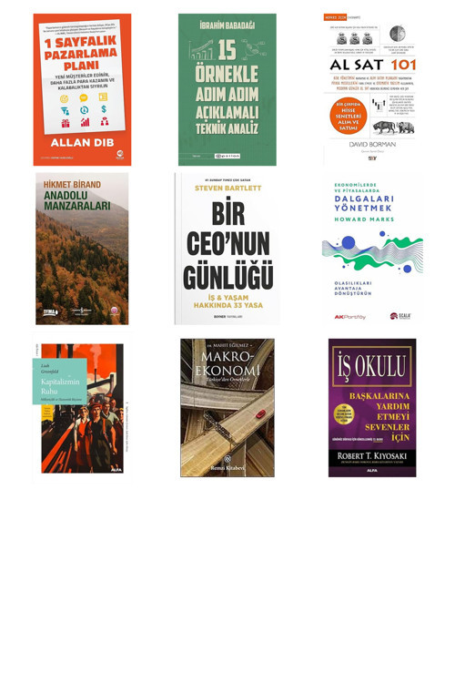 1 Sayfalık Pazarlama Planı: Yeni Müşteriler Edinin, Daha Faz... +8 Ekonomi Kitabı