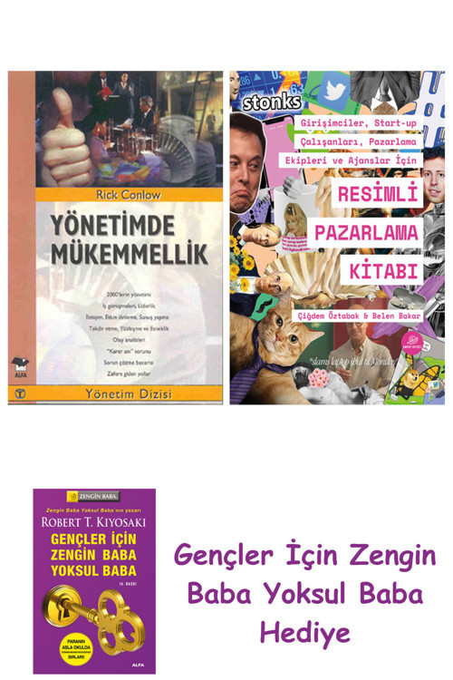 Yönetimde Mükemmellik + Resimli Pazarlama Kitabı