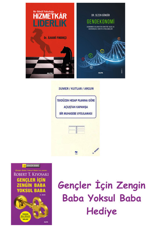 Hizmetkar Liderlik (Cep Boy) + Genoekonomi + Tekdüzen Hesap Planına Göre Açılıştan Kapanışa Bir M...
