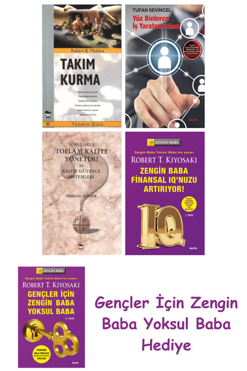 Takım Kurma + Yüz Binlerce İş Yaratan Adam + Sorularla Toplam Kalite Yönetimi Ve Kalite Güvence S...